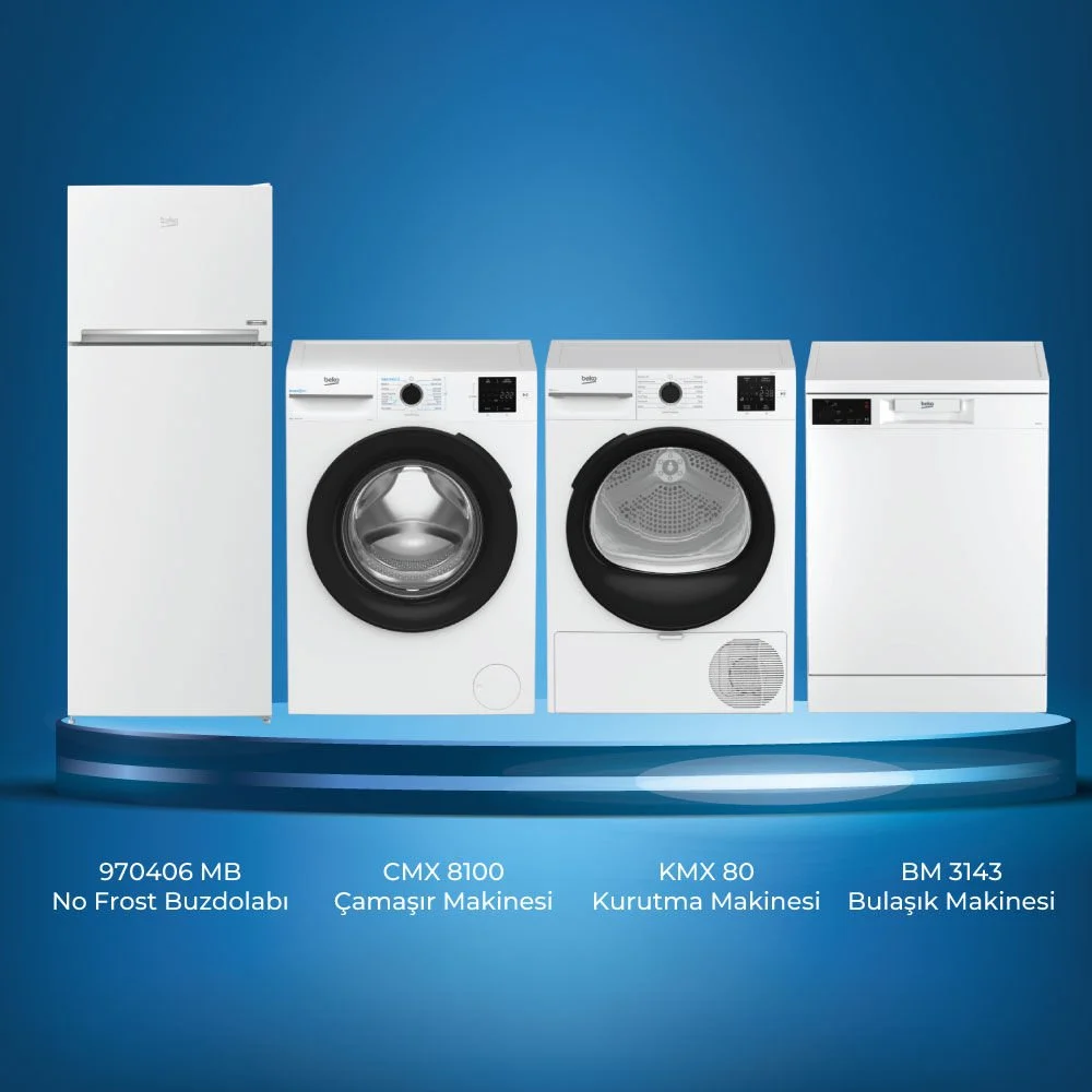 Beko 4'lü Beyaz Eşya Seti
